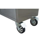 72 Inch Stainless-steel Rolling Workbench with Pegboard