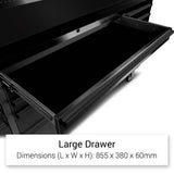 72 Inch Stainless-steel Rolling Workbench with Pegboard